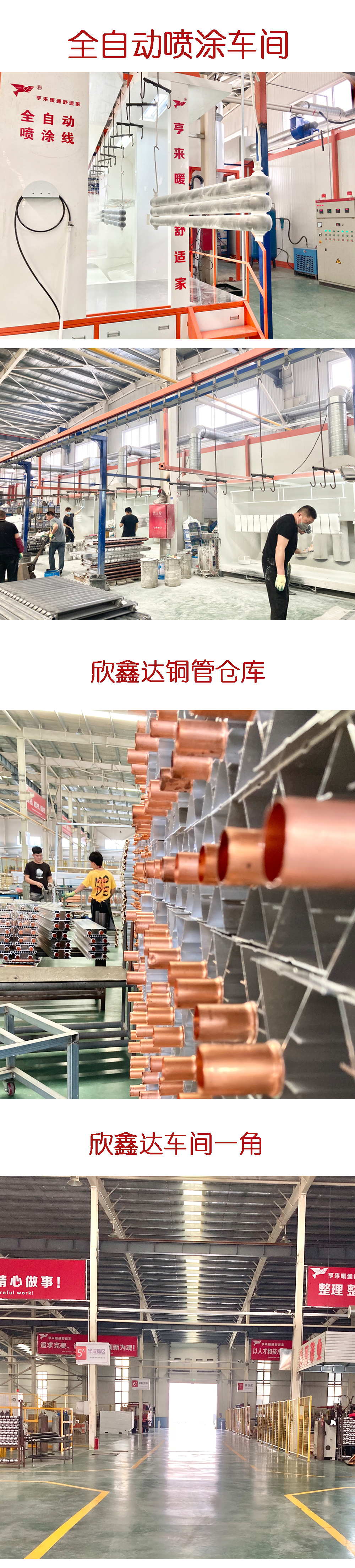 欣鑫达双水道13260铜铝散热器(图2)